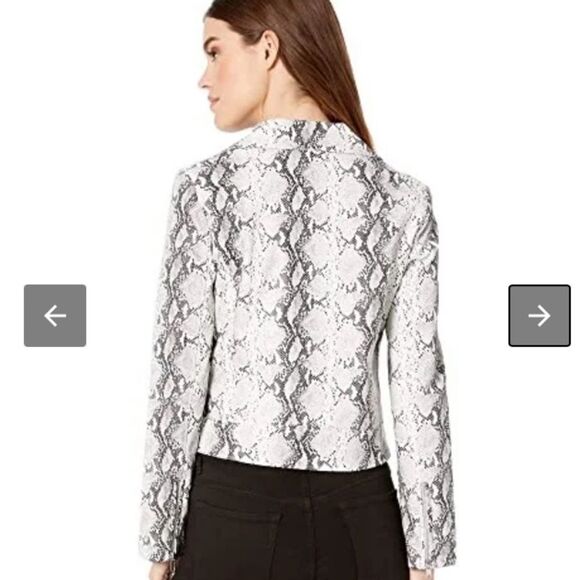 Cupcakes and CashmereBeatrix Snake Moto Jacket NWT - Picture 3 of 8